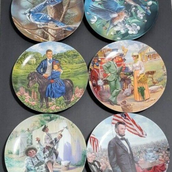 Set of 6 - Knowles Limited Edition Plates. - Picture 2 of 4